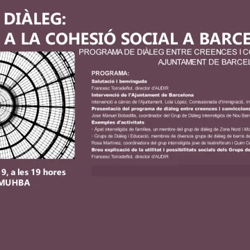 Grups de diàleg: eines de cohesió social a Barcelona