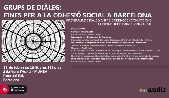 Grups de diàleg: eines de cohesió social a Barcelona